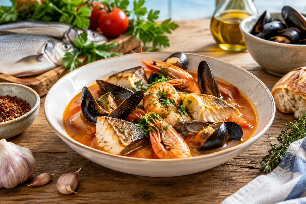 Comment préparer une bouillabaisse provençale sans safran ?